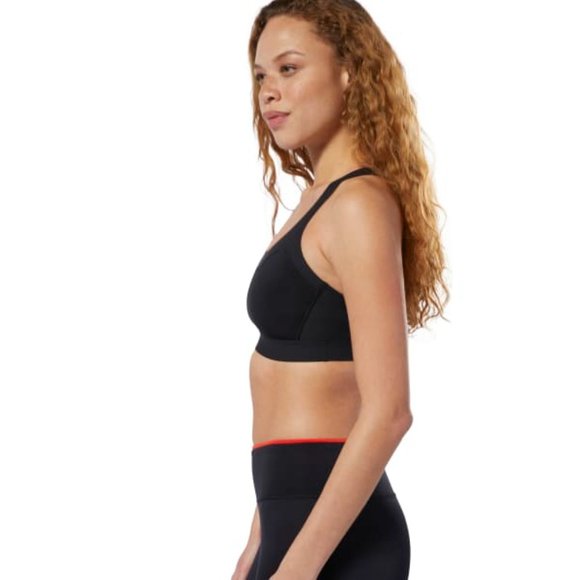 Reebok Black PureMove Bra Motion Sense 36D M L - Picture 2 of 15